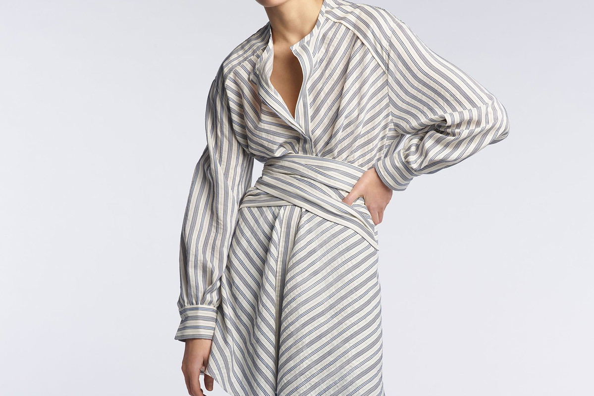 Wiązana koszula Isabel Marant Pre-Fall 2017