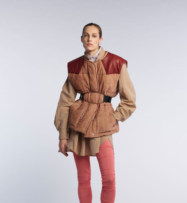 Czerwone legginsyIsabel Marant Pre-Fall 2017