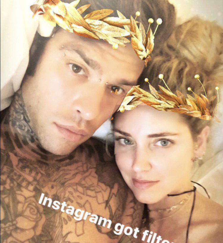 Filtry na twarz na Insagramie, Chiara Ferragni