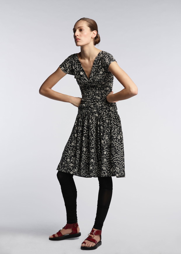 Sukienka w kwiaty Isabel Marant Pre-Fall 2017