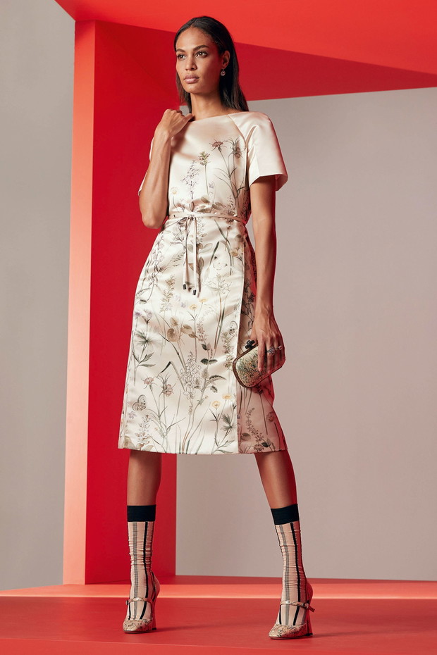 Sukienka z jedwabiu Bottega Veneta Resort 2018