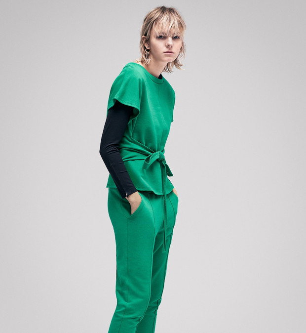 Zielony kombinezon Alexander Wang Pre-Fall 2017