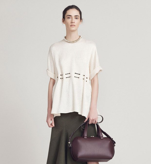 Spódnica khaki Jason Wu Pre-Fall 2017