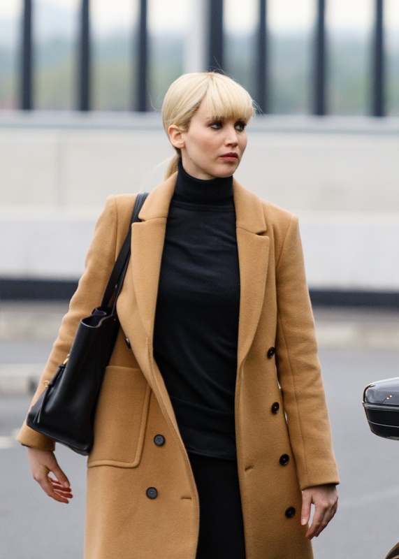 Jennifer Lawrence na planie filmowym