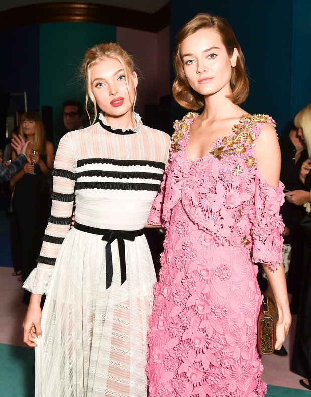 CFDA Awards 2017: Elsa Hosk (w sukience Philosophy di Lorenzo Serafini), Monika Jagaciak