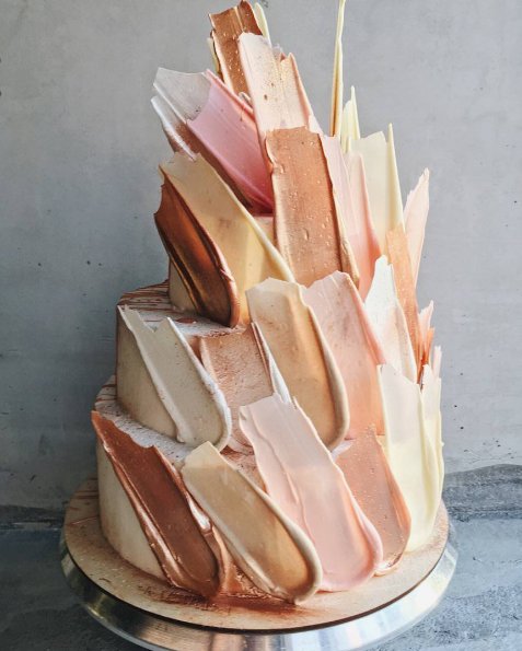 Brushstroke Cakes - najmodniejsze torty z rosyjskiej cukierni