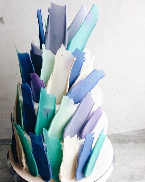 Brushstroke Cakes - najmodniejsze torty z rosyjskiej cukierni