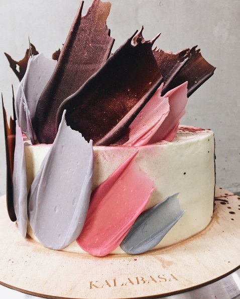 Brushstroke Cakes - najmodniejsze torty z rosyjskiej cukierni