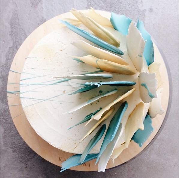 Brushstroke Cakes - najmodniejsze torty z rosyjskiej cukierni