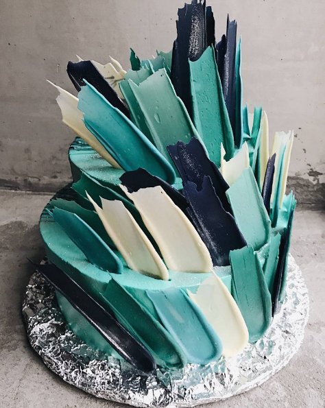 Brushstroke Cakes - najmodniejsze torty z rosyjskiej cukierni