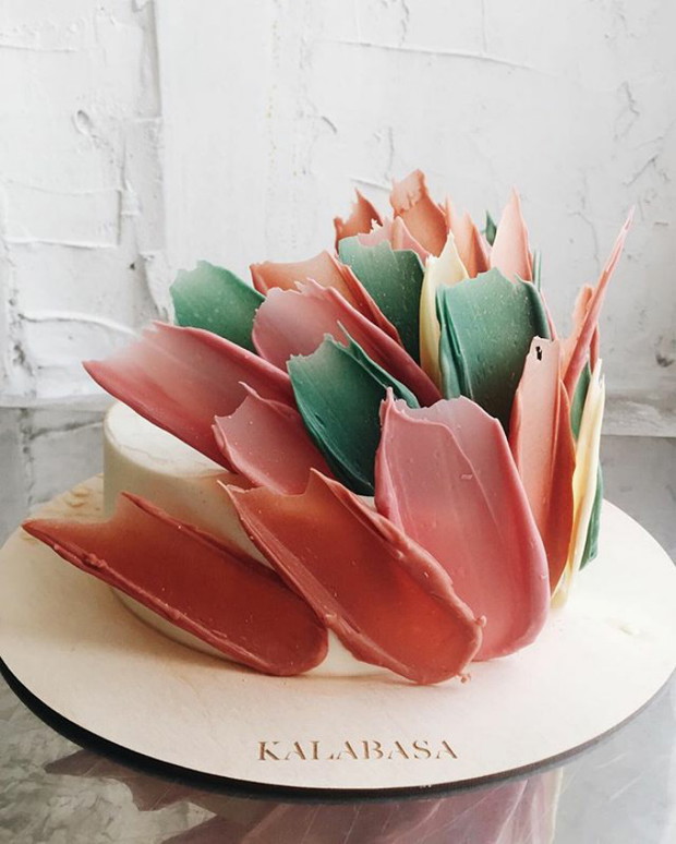 Brushstroke Cakes - najmodniejsze torty z rosyjskiej cukierni