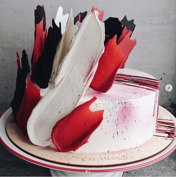 Brushstroke Cakes - najmodniejsze torty z rosyjskiej cukierni