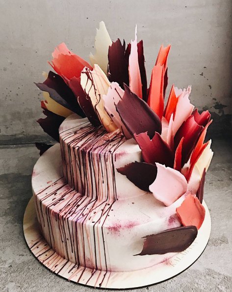 Brushstroke Cakes - najmodniejsze torty z rosyjskiej cukierni