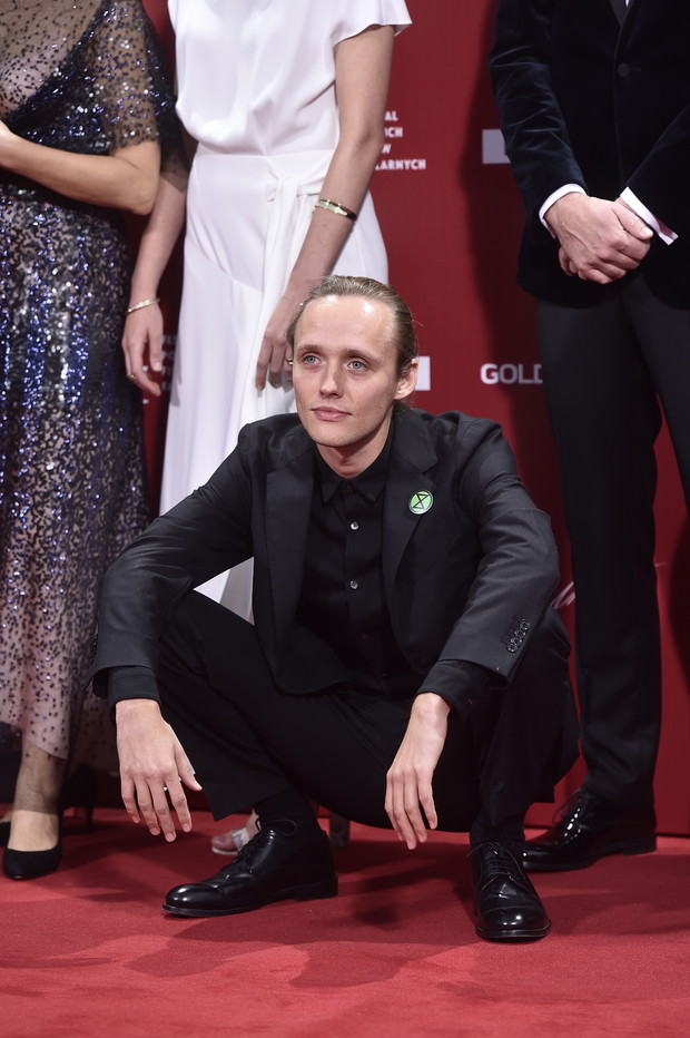 Bartosz Bielenia na gali zamknięcia Festiwalu Filmowego w Gdyni 2019.