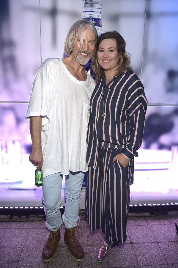 Robert Kupisz i Beata Sadowska na pokazie Roberta Kupisza wiosna-lato 2018