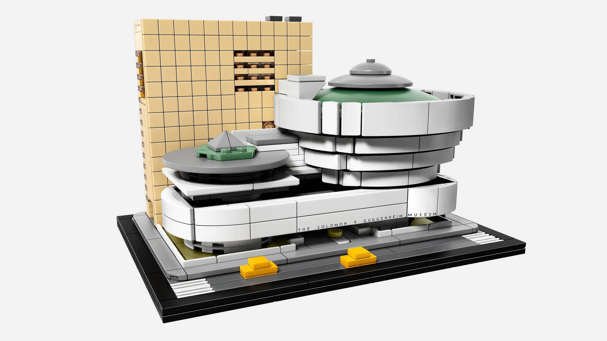 Budynek Muzeum Guggenheima w Nowym Jorku z klocków LEGO