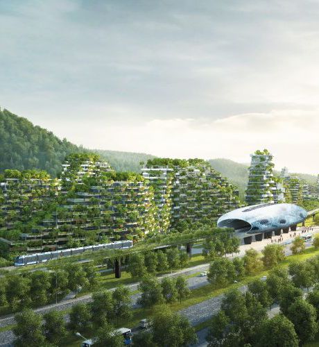 Liuzhou Forest City - leśne miasto, projekt: Stefano Boeri Architetti