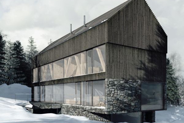 Pensjonaty w Karpaczu, proj. Adam Wysocki, de.materia, wizualizacje: Rzemiosło Architektoniczne