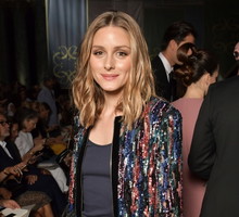 Olivia Palermo na pokazie Elie Saab haute couture jesień-zima 2017/2018