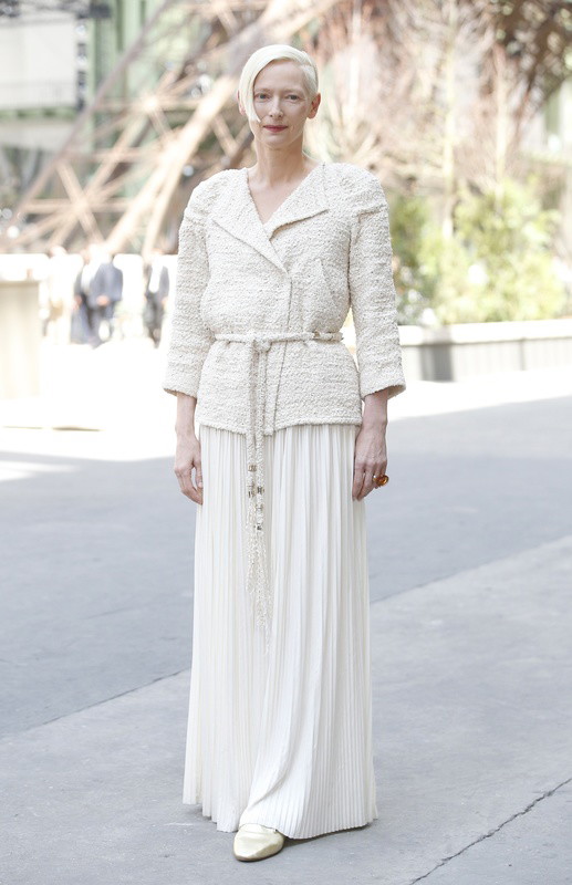 Tilda Swinton na pokazie Chanel haute couture jesień-zima 2017/2018