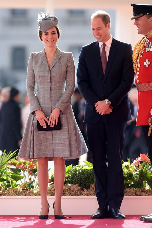 2014 rok: księżna Kate i książę William na paradzie w Londynie