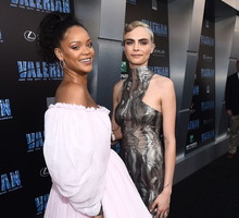 Premiera filmu "Valerian i miasto tysiąca planet" w Los Angeles: Rihanna i Cara Delevingne