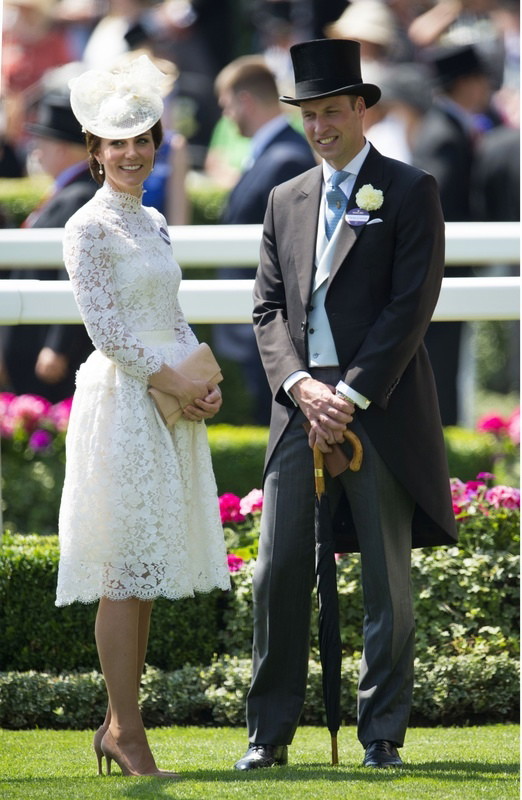 2017 rok: księżna Kate i książę William podczas Royal Ascot