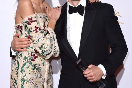 Alexa Chung i Erdem Moralioglu na British Fashion Awards 2015