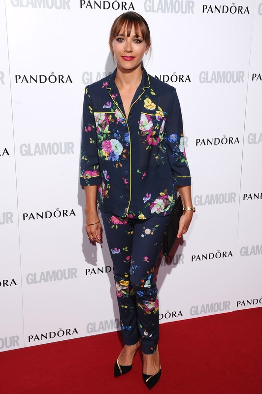 Rashida Jones w komplecie Erdem na gali Glamour Magazine