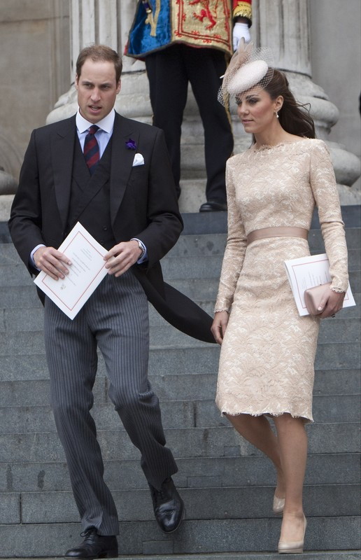 2012 rok: książę William i księżna Kate na diamentowym jubileuszu królowej Elżbiety II