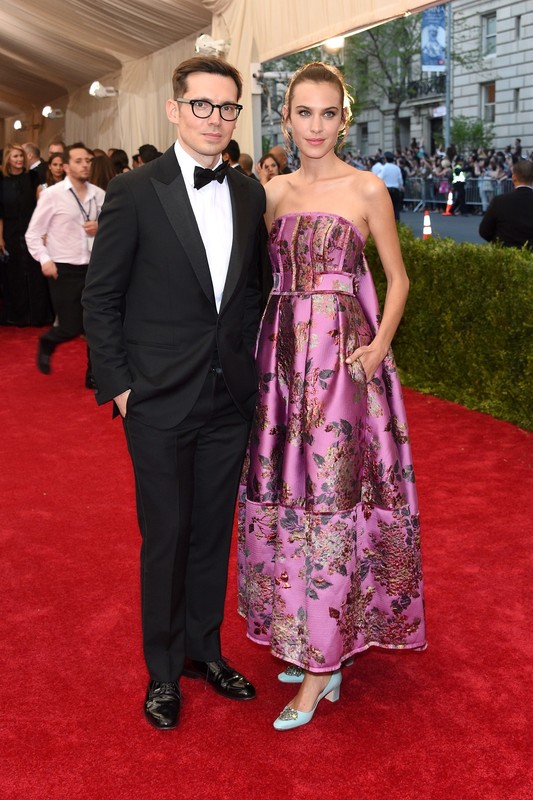 Erdem Moralioglu i Alexa Chung na Met Gala 2015