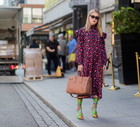 Sukienki midi - street fashion
