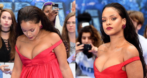 Rihanna w kontrowersyjnej stylizacji na premierze filmu Valerian i miasto tysiąca planet