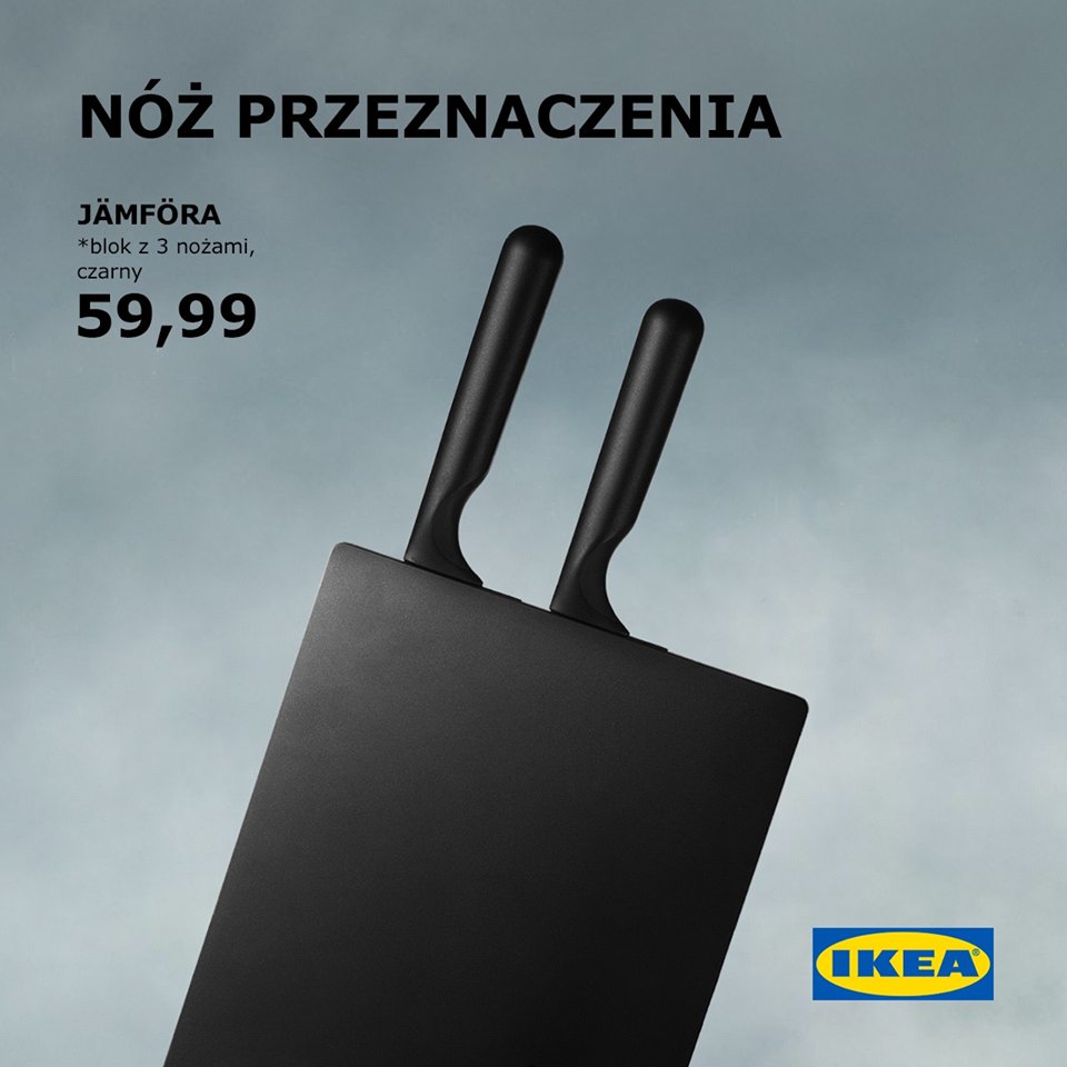 Grafika od IKEA nawiązująca do premiery Wiedźmina