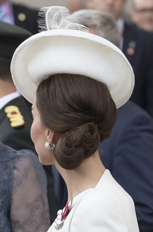 Księżna Kate podczas uroczystości upamiętniających setną rocznicę pierwszego dnia Passchendaele, trzeciej bitwy pod Ypres, 30