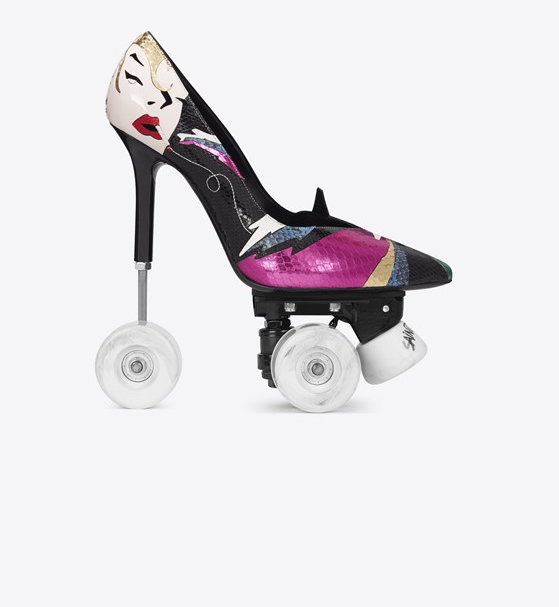 Stiletto rollerskates