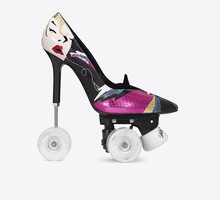 Stiletto rollerskates