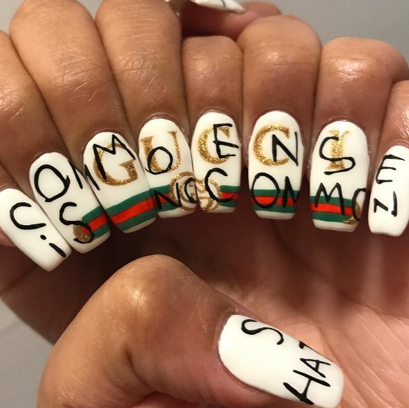 Paznokcie Gucci