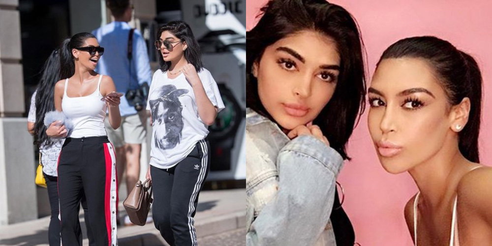 Sonia i Fyza Ali - sobowtórki Kim Kardashian i Kylie Jenner?