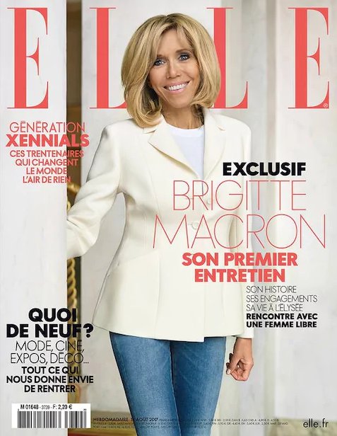 Brigitte Macron w wywiadzie dla ELLE France!