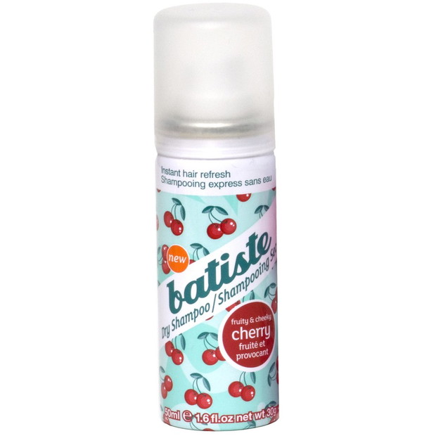 Kosmetyki do bagażu podręcznego: suchy szampon Batiste
