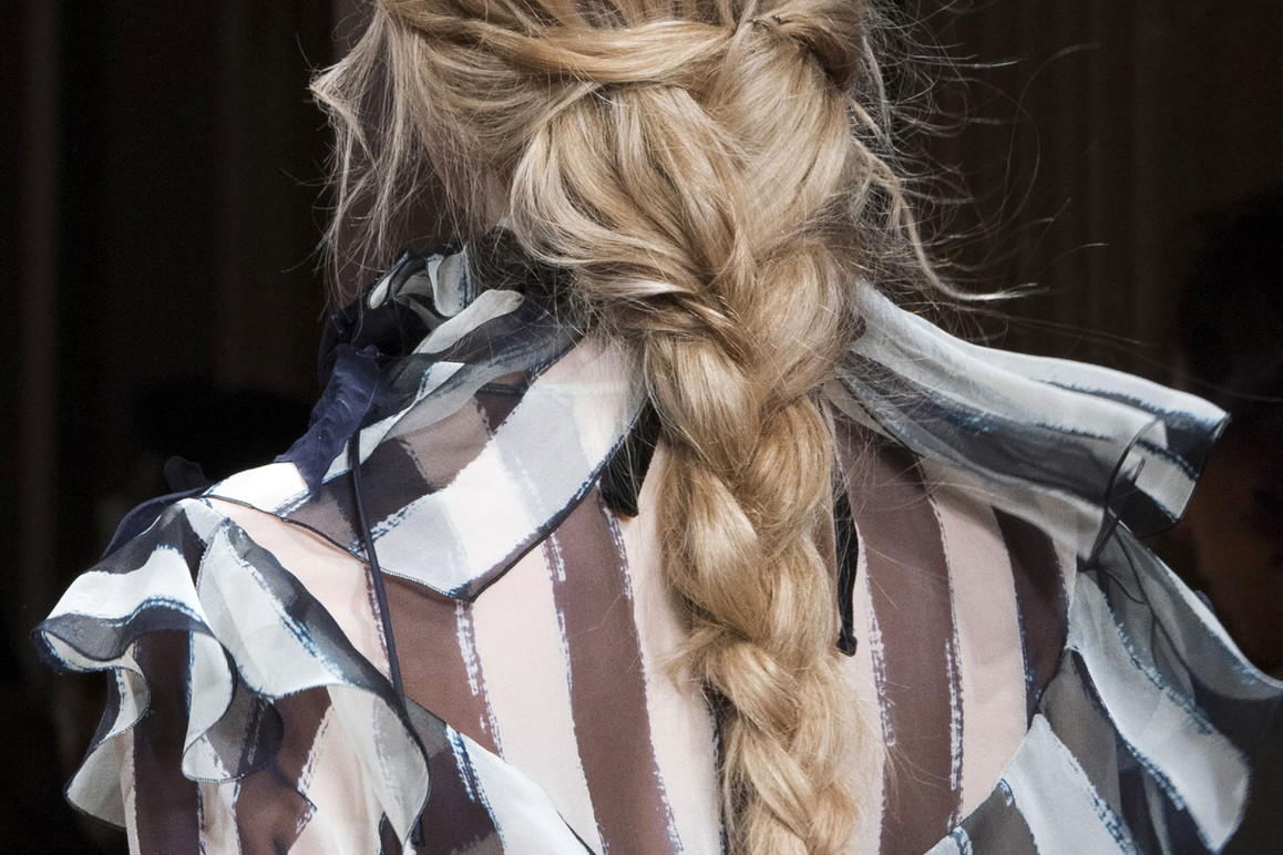 Luźny boho warkocz