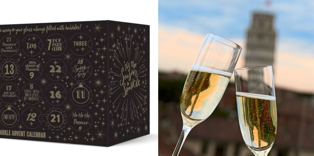 Kalendarz adwentowy z prosecco