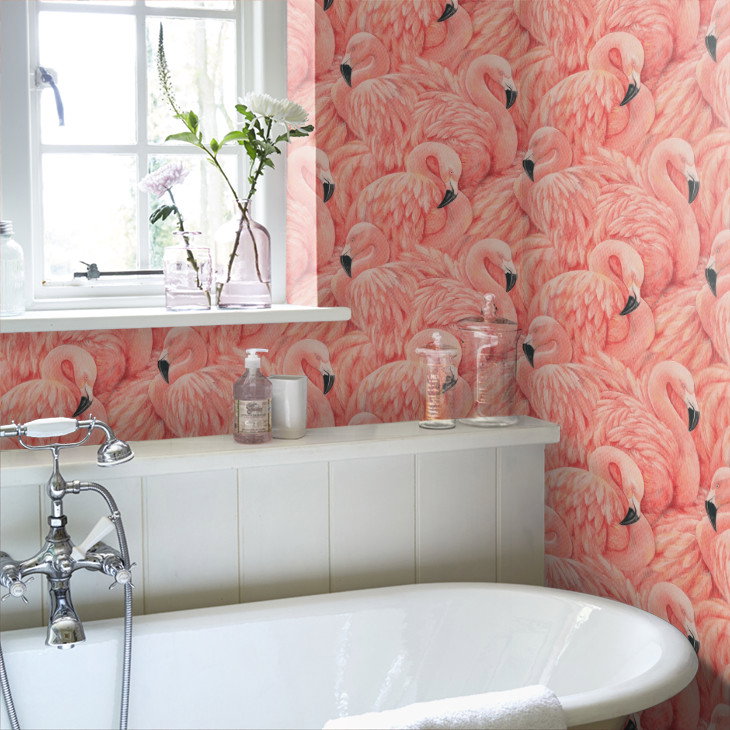 Tapeta Flamingos, Albany Maison Wallpaper Collection