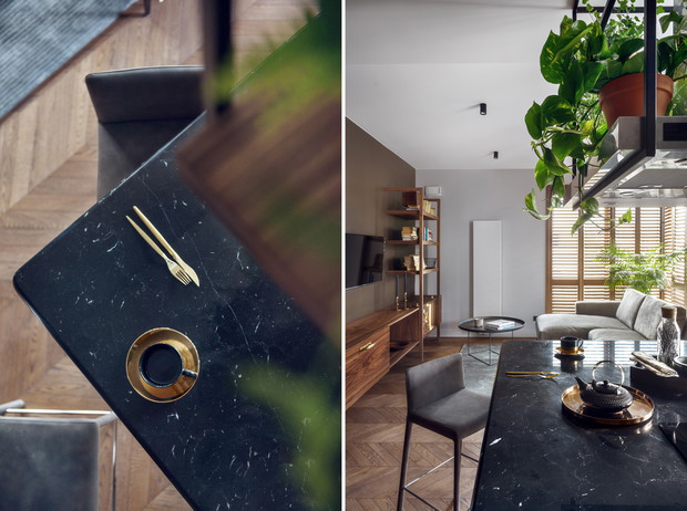 Wnętrze tygodnia: eleganckie 60 m2 na Powiślu