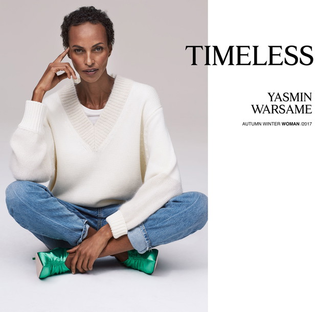 Yasmin Warsame w lookbooku Zara Timeless