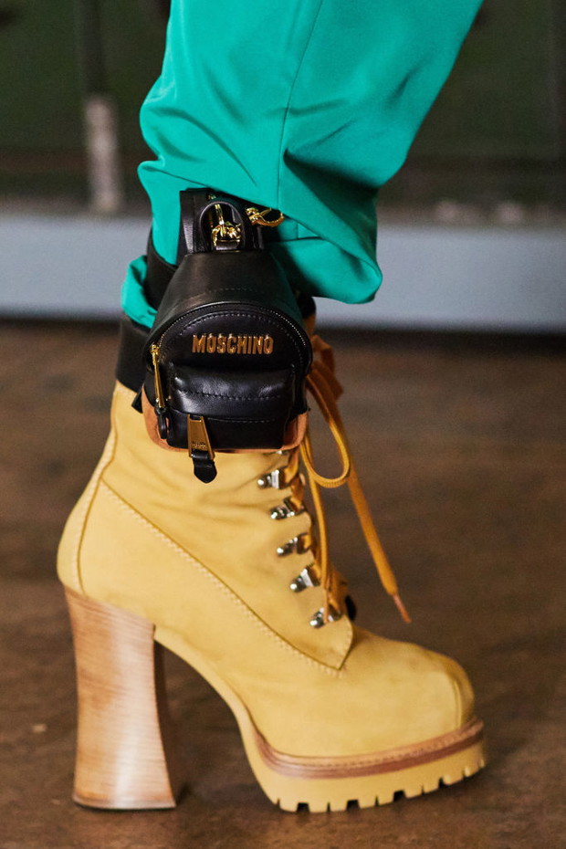 Timberlandy w nowej kolekcji Moschino