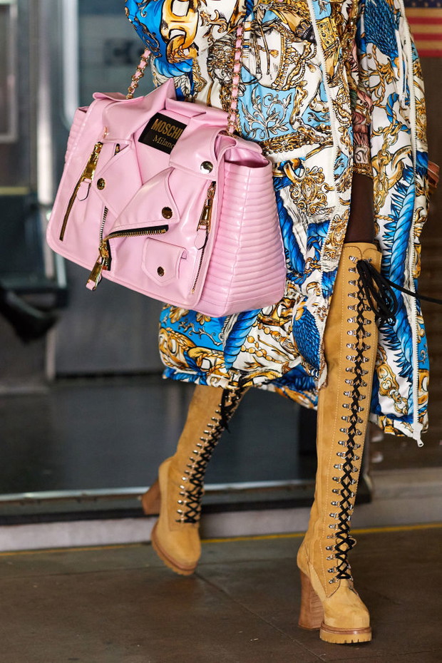 Timberlandy w nowej kolekcji Moschino