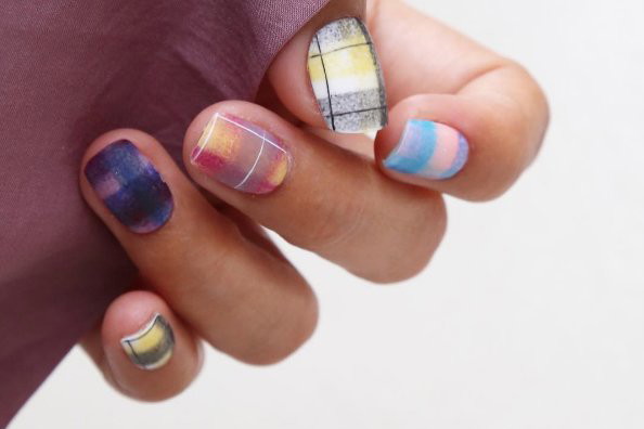 Paznokcie trendy 2017: krata
