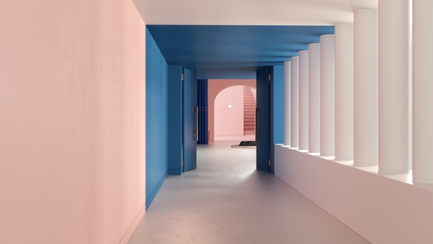 The Gift Hotel, kampania Massimo Dutti, fot. sixnfive